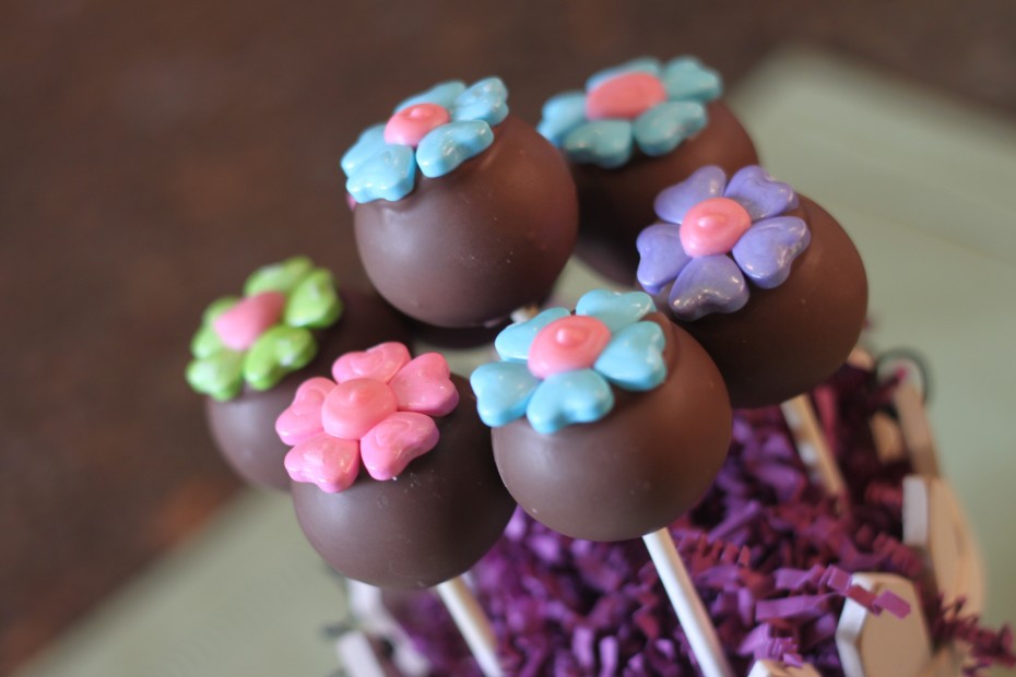 Candy Flower Cake Pops Heavenly Cake Pops