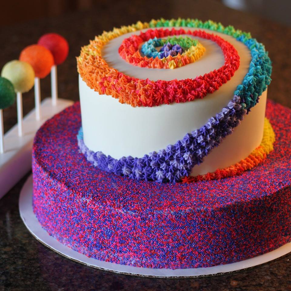 Heavenly Cake Pops | Rainbow Cake