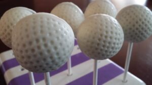 i heart baking!: golf ball cake pops