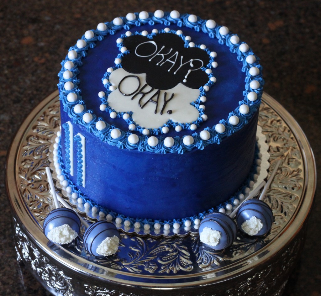 Fault in Our Stars Buttercream Cake Heavenly Cake Pops Easy Roller