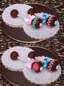 Gender Reveal Cake Pops HCP Easy Roller