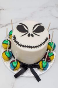 Jack Skeleton Cake and Cake Pops